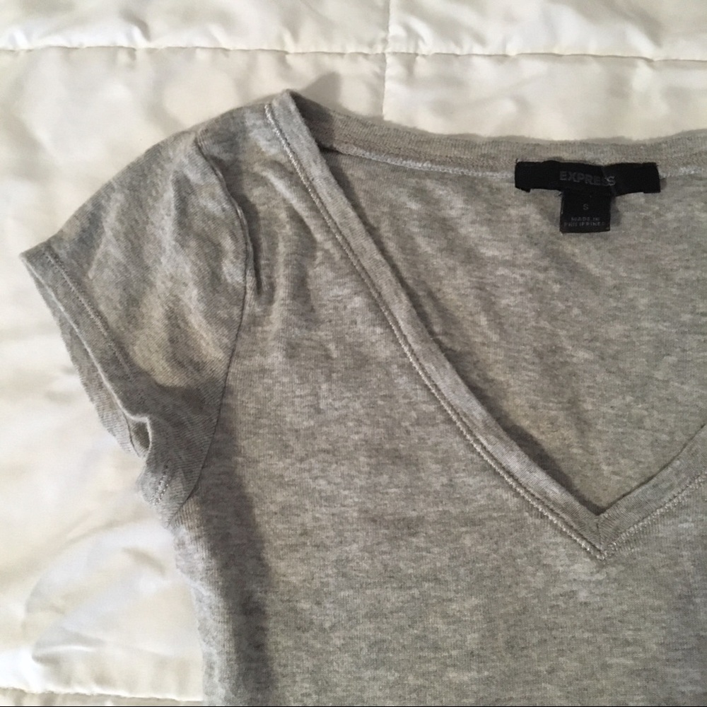 Express Fitted Tee with Cap Sleeve